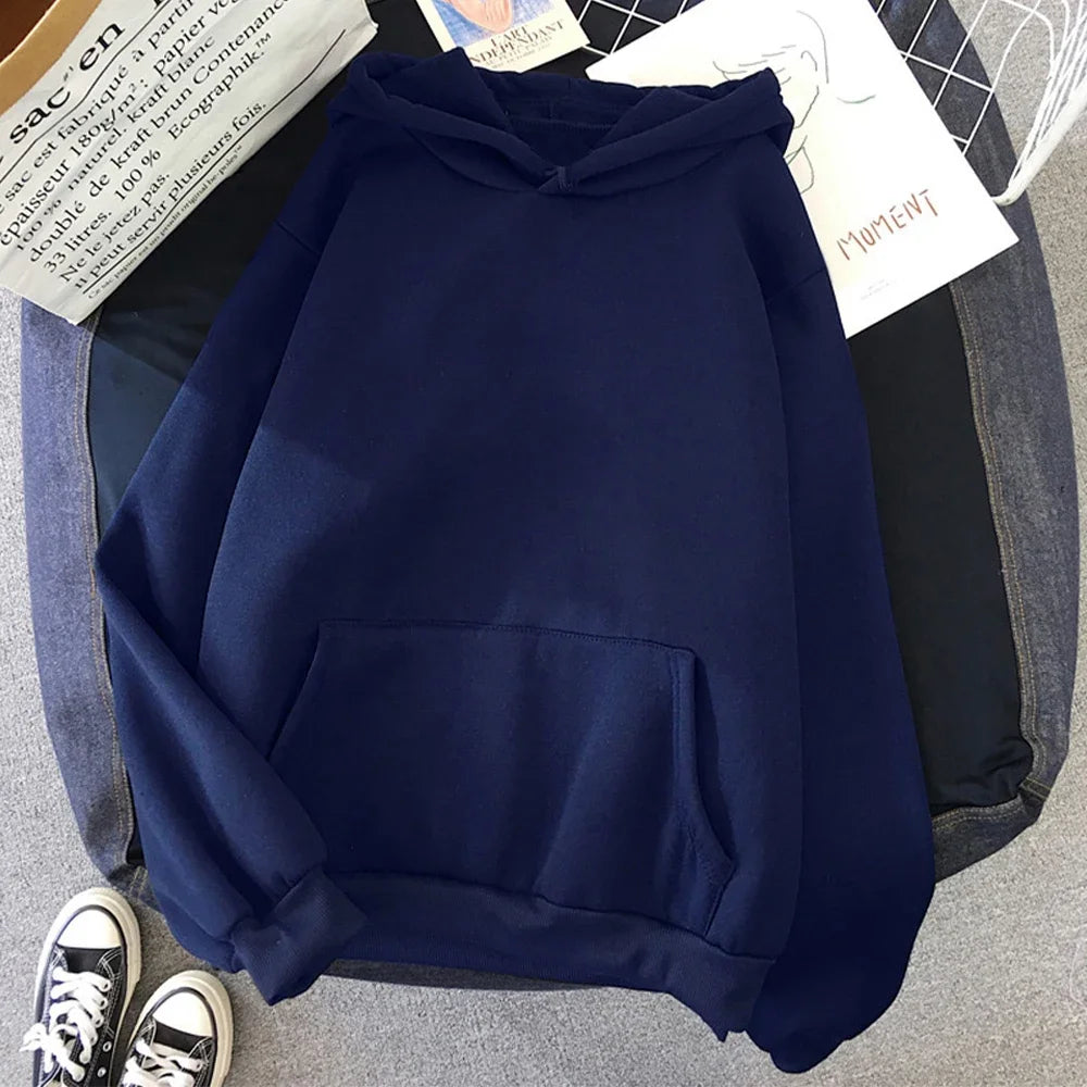 Oversized Fleece Streetwear Hoodie
