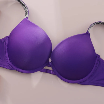 Women's Push-Up Bra & Thong Set