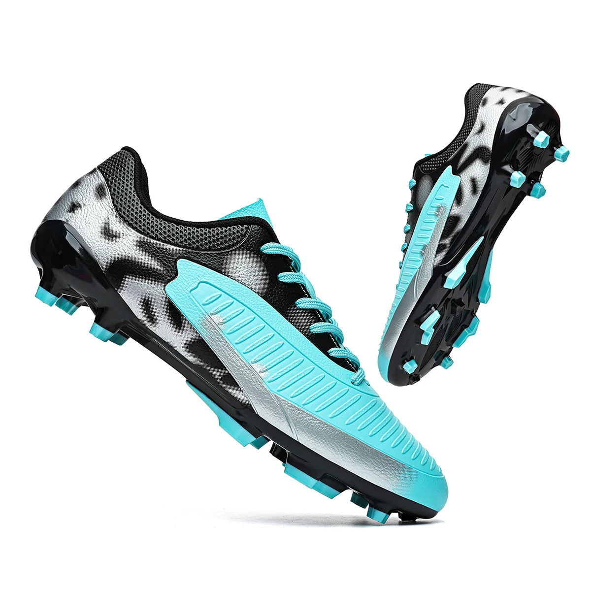 Professional Match Adult AG FG Soccer Cleats Textured PU Upper High-friction TPU Stud Anti-slip Boost Ball Control For Grass