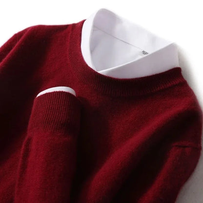 Men's Cashmere-Blend Crewneck Sweater