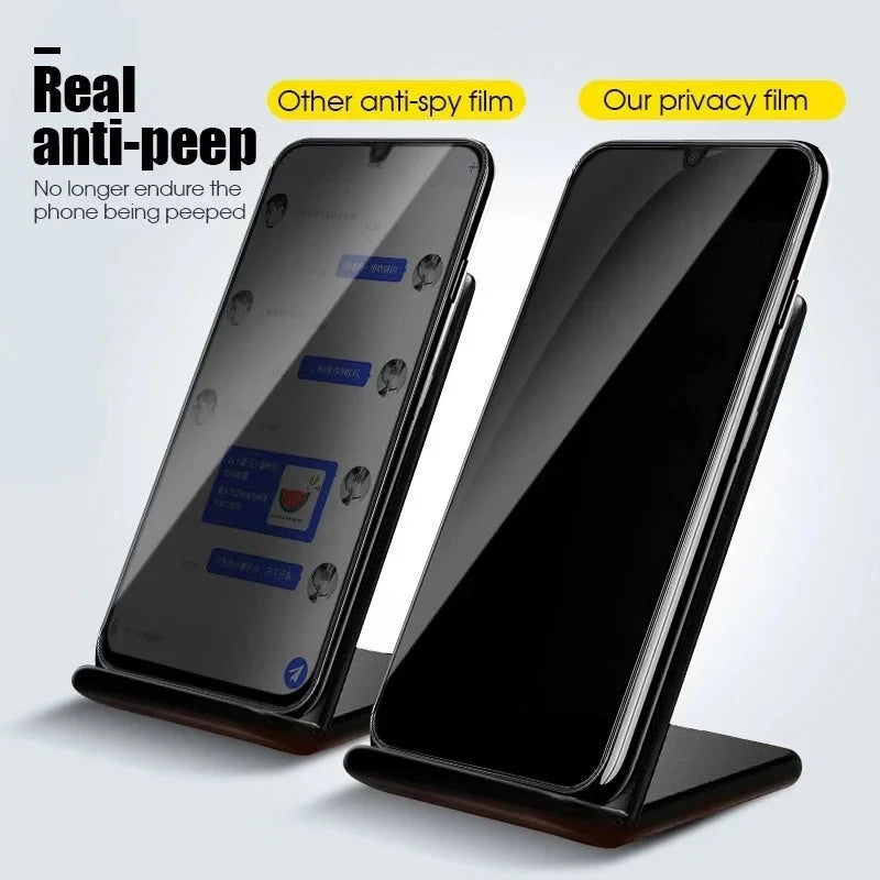 5Pcs Anti-Spy Hydrogel Film for IPhone 13 12 15 16Pro Max 8 7 Plus Privacy Screen Protectors for iPhone 11 14 Pro XS MAX X XR SE