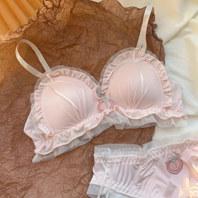 Women's Bow Wireless Padded Bra