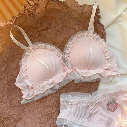 Women's Bow Wireless Padded Bra