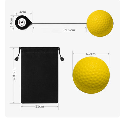 PGM Golf Head Training Ball Stability Improves Hitting Accuracy and Prevents Lateral Movement. Beginner's Trainer JZQ041