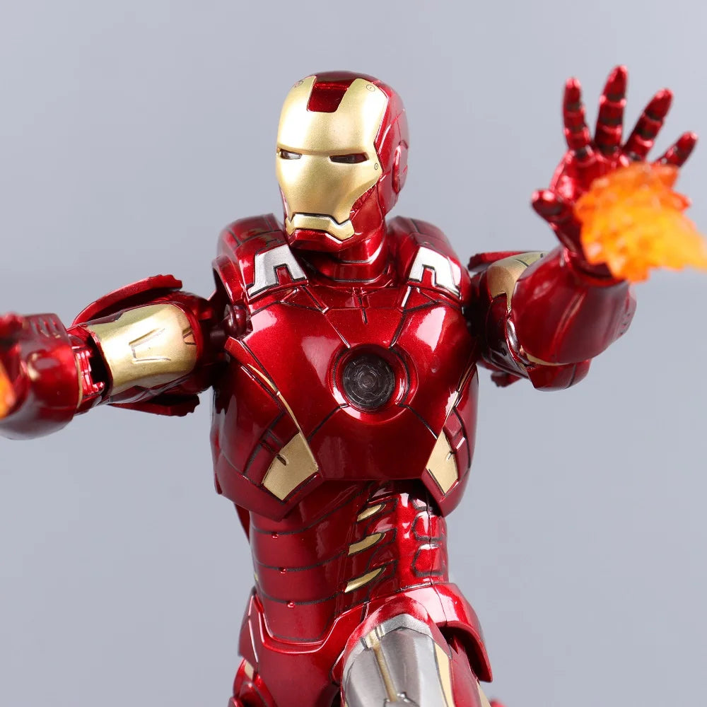 ZD Toys Iron Man Action Figure Joint Movable MK1 MK3 MK6 MK7 MK42 MK45 MK50 MK85 MK17 MK33 MK39 Adult Collection Figure Gift