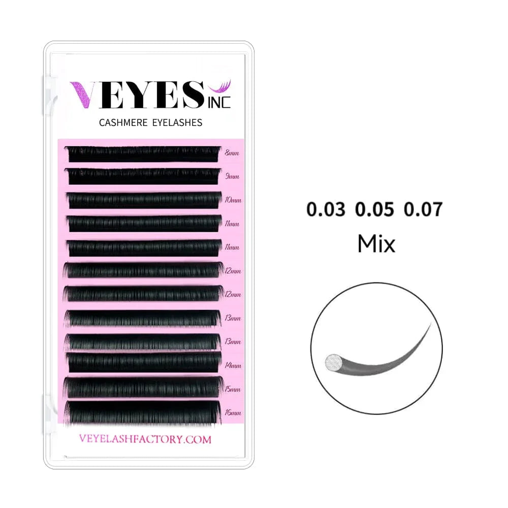 8–16mm Faux Mink Volume Lash Extensions