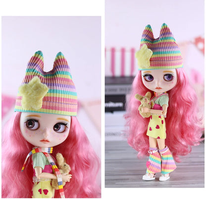 ICY DBS Blyth 1/6 doll hand-painted set dopamine girl double eyelid long eyelashes sleeping eyes doll set SD
