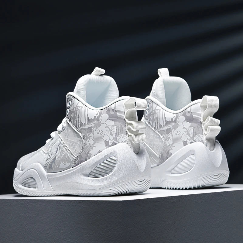 Men Basketball Shoes Trainer Unisex Breathable Athletic Sneakers Light Non-slip High Quality Unisex Outdoor Women Sports Shoes