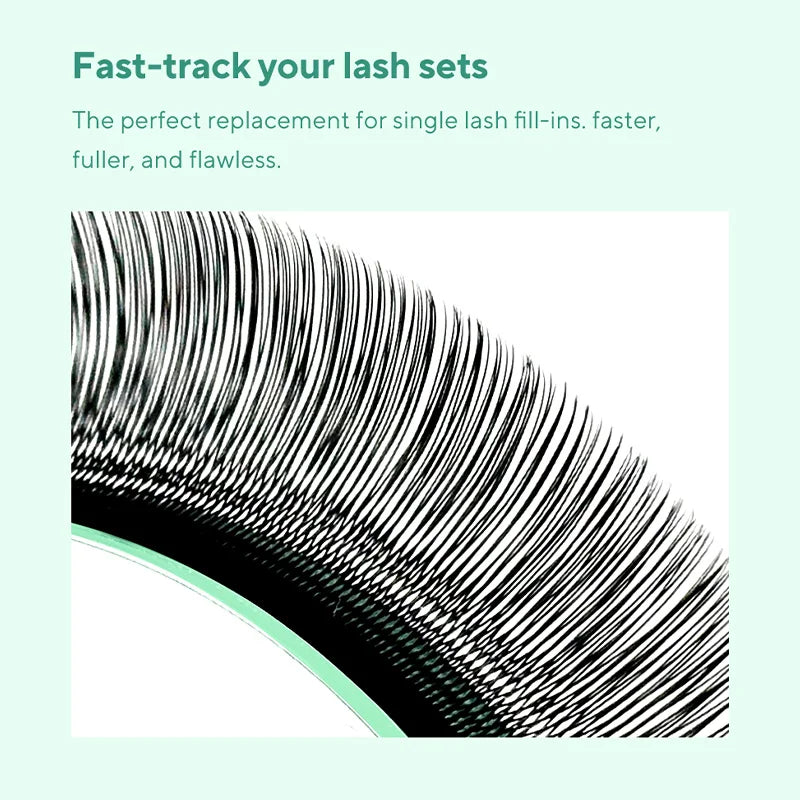 DIYDAY U Style 3D 4D 5D 6D Eyelash Extension Handmade U-shaped Premade Volume Lashes BASF PBT Fiber Nartural Mink False Eyelash