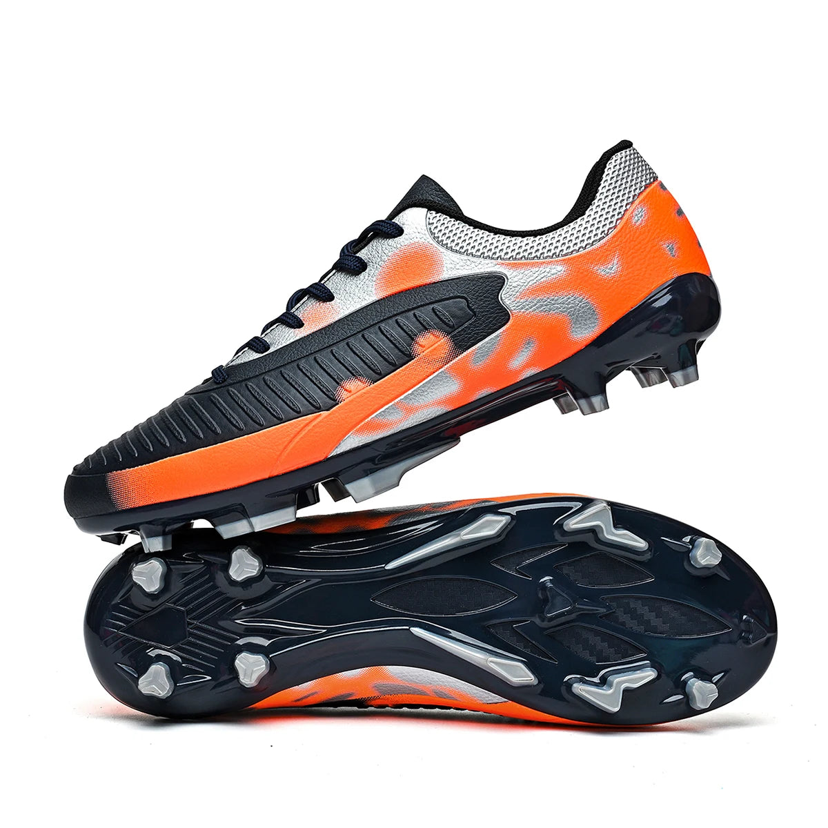 Men High‑Top Football Boots, Non‑Slip High‑Quality Soccer Cleats, Hot‑Selling Futsal Sneakers for Indoor & Outdoor Grass Matches
