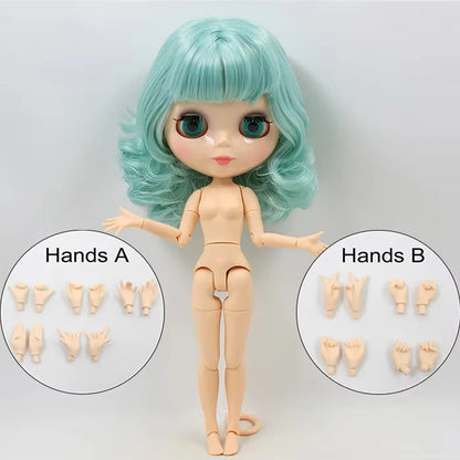 ICY DBS Blyth doll toy 30cm 1/6 bjd natural skin joint body shiny face random eyes colors toy anime girls gift