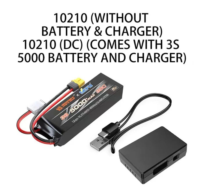 For Adult Shipping From US HYPER GO MJX 10210 10303 10304 1:10 Rc Car Off Road 4X4 Remote Control Rc Truck Rc Toys Car 2.4G Brushless High Speed RC