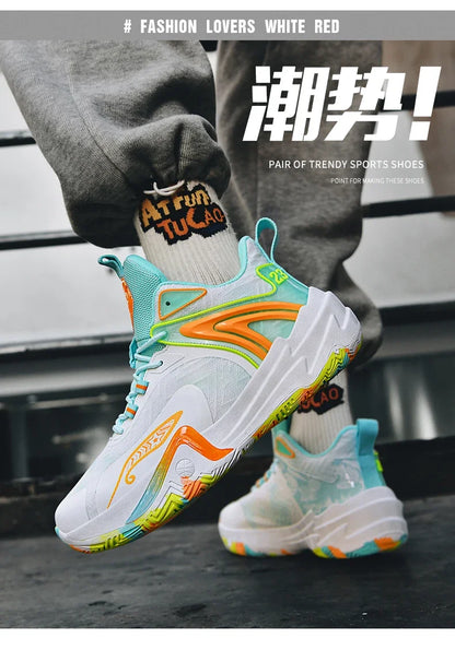 Men Basketball Shoes Women Unisex Unisex Outdoor Non-slip Trainer Light High Quality Athletic Sneakers Breathable Sports Shoes