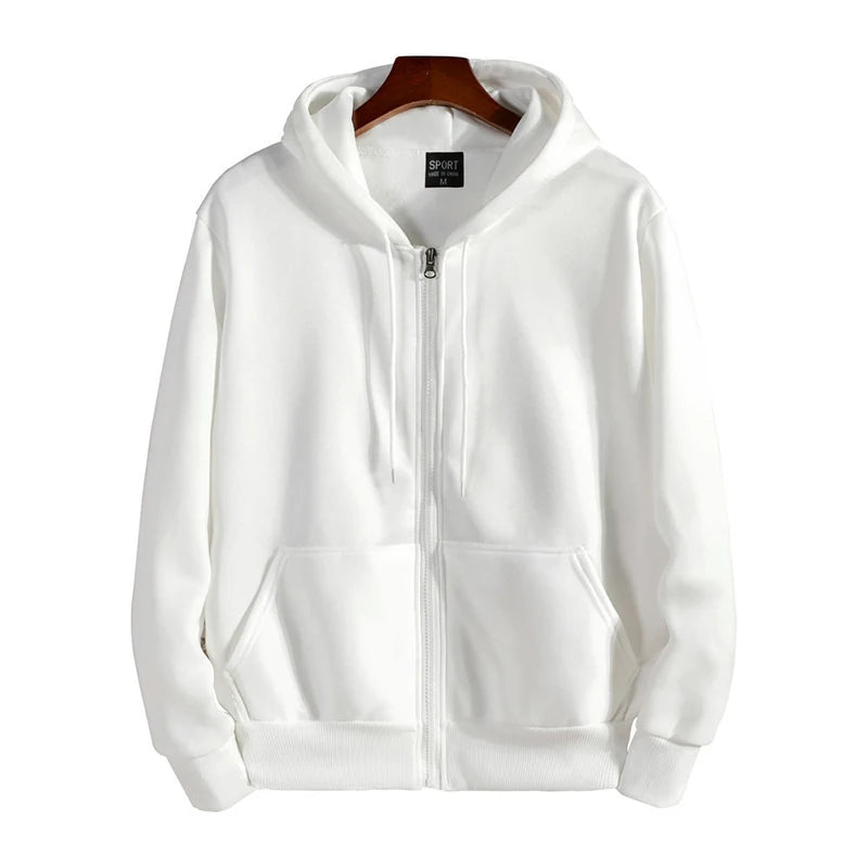 Men's Casual Zip-Up Hoodie