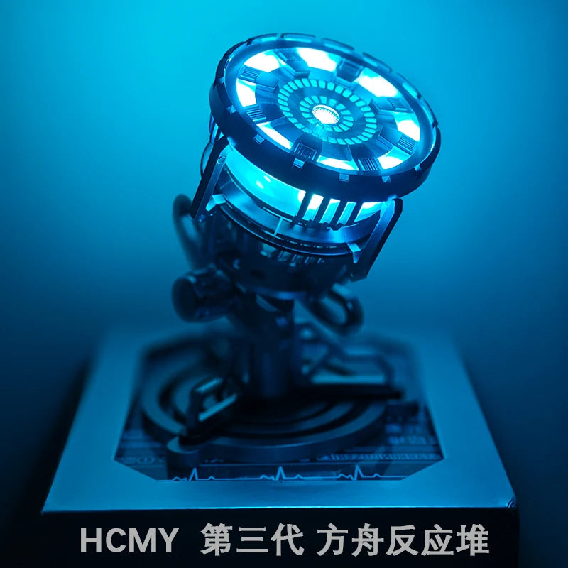 Iron Man Arc Reactor MK3 Generations Tony Stark Hcmy Edition stark industries Figure Led Light Palladium Element Chest Lamp