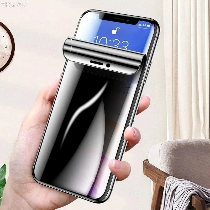 5Pcs Anti-Spy Hydrogel Film for IPhone 13 12 15 16Pro Max 8 7 Plus Privacy Screen Protectors for iPhone 11 14 Pro XS MAX X XR SE