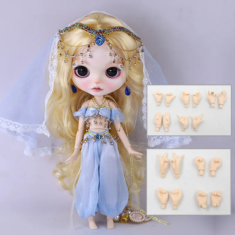 ICY DBS Blyth 1/6 Doll Hand Painted Set Forest Fairytale Frosted Face Doll SD BJD