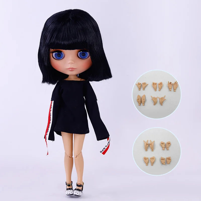 ICY DBS Blyth Doll Tan Skin Matte Face With Eyebrows Special Price 1/6 BJD JOINT body Neo Anime