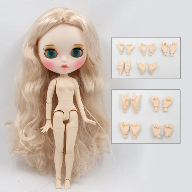 ICY DBS Blyth Doll 1/6 toy bjd matte face customized face joint body custom doll 30cm girls gift anime