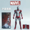 ZD Toys Iron Man Series Joint Movable MK1 MK2 MK3 MK4 MK5 MK6 MK7 MK42 MK43 MK50 Movie Action Figure 7 Inches Mark Dolls