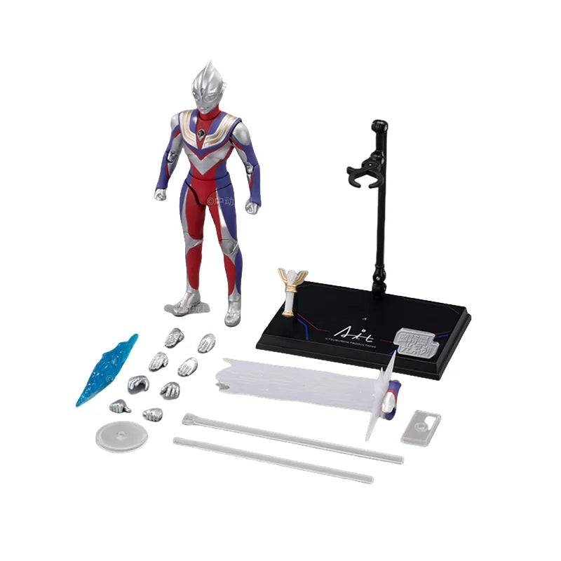ZD Toys Ultraman Tiga Action Figure Joint Movable Agul Geed Trigger Ace Seven Jack Ultraman Adult Collection Figure Gift