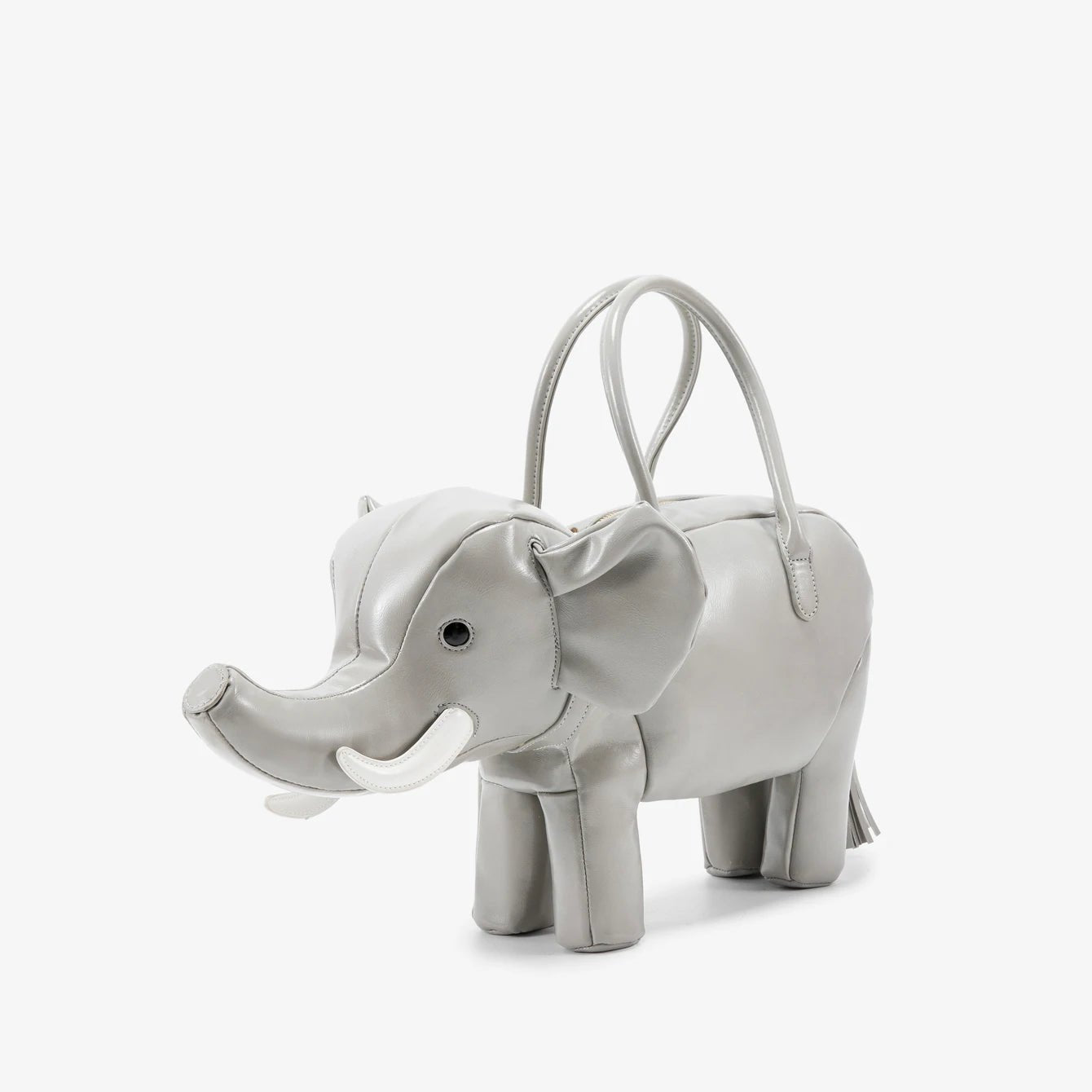 Women's Rhino-Shaped Faux Leather Shoulder Bag – Novelty Handbag, 6 Colors - TRYSHOPPY