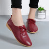 Women's Genuine Leather Loafers — Soft Pointed Toe Flats