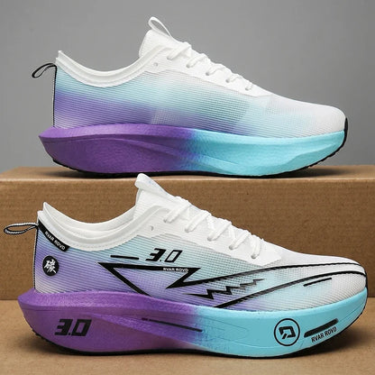 Men's Running Shoes Outdoor Luxury shoes Cushioning Race Breathable Couple Off-road Sneakers Non-Slip Mesh Trainer Shoes Fashion