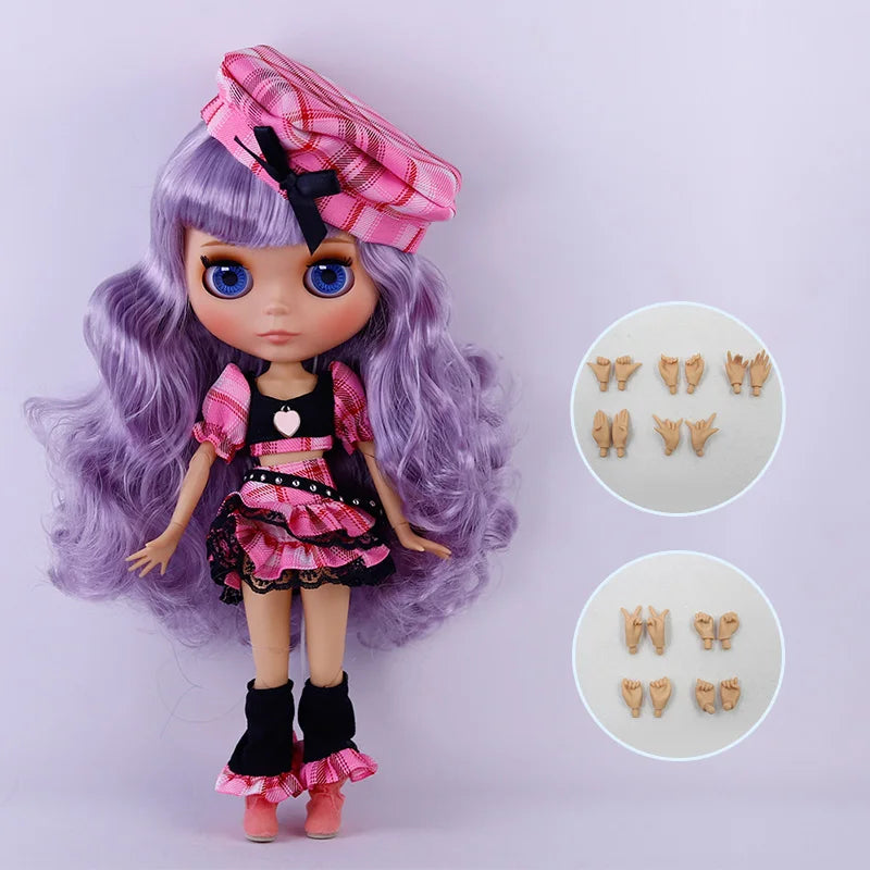 ICY DBS Blyth Doll Tan Skin Matte Face With Eyebrows Special Price 1/6 BJD JOINT body Neo Anime