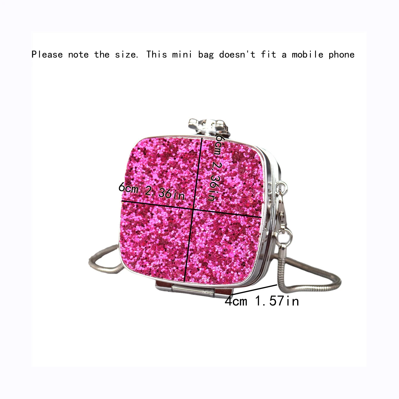 Women's Jelly Plastic Novelty Mini Clutch Bag – Evening & Party, Rose Red