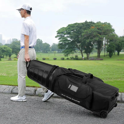 Golf Aviation Bag Men Women Hard Shell Anti Collision Squeeze Aircraft Consignment Belt Roller Skating Travel Bags HKB014