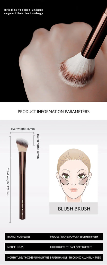 Angled Blush & Contour Makeup Brush