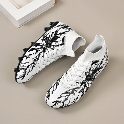 Men AG FG Firm Ground Football Boots Lightweight Soccer Cleats Durable Non‑Slip Outsole Comfort PU Upper Outdoor Match Training