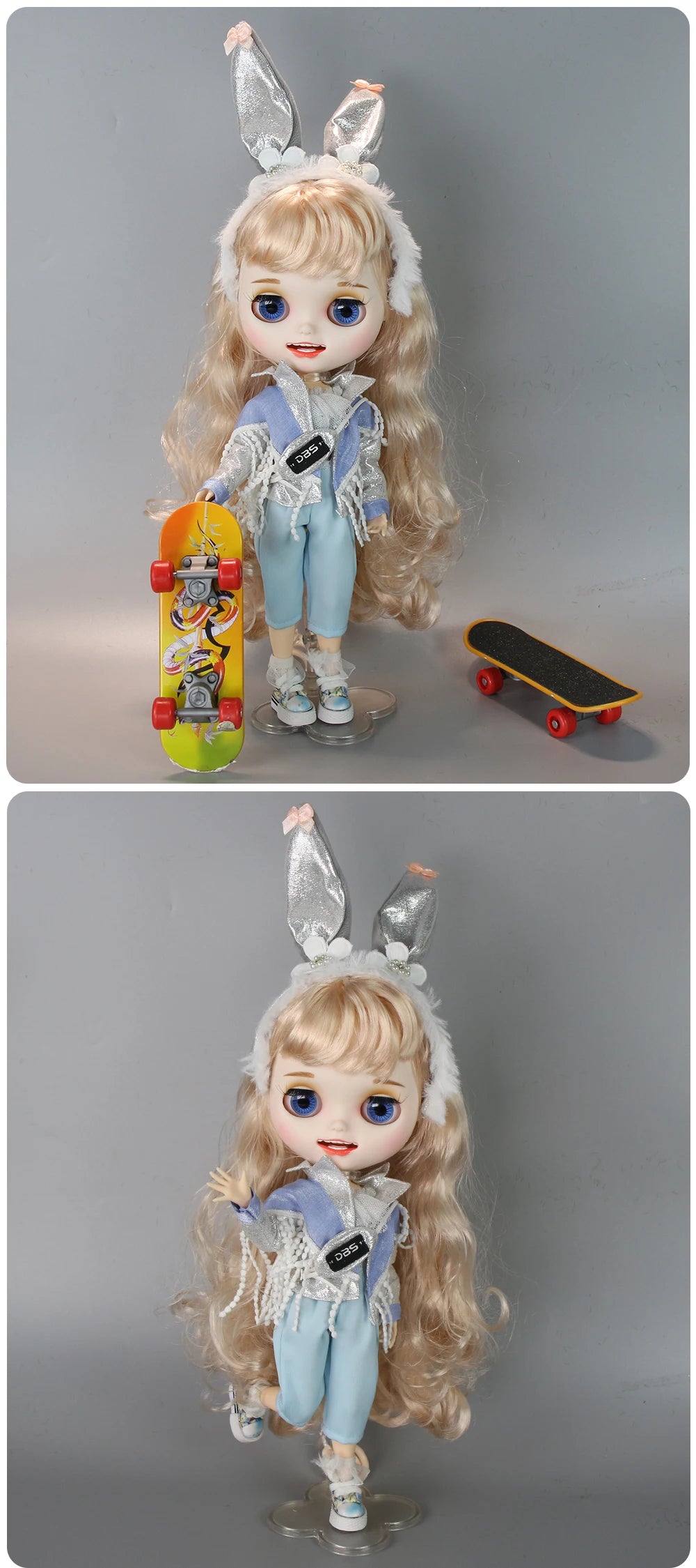 ICY DBS Blyth Doll 1/6 Clothing Joint Body Princess Dress Casual Clothing Toy Gift