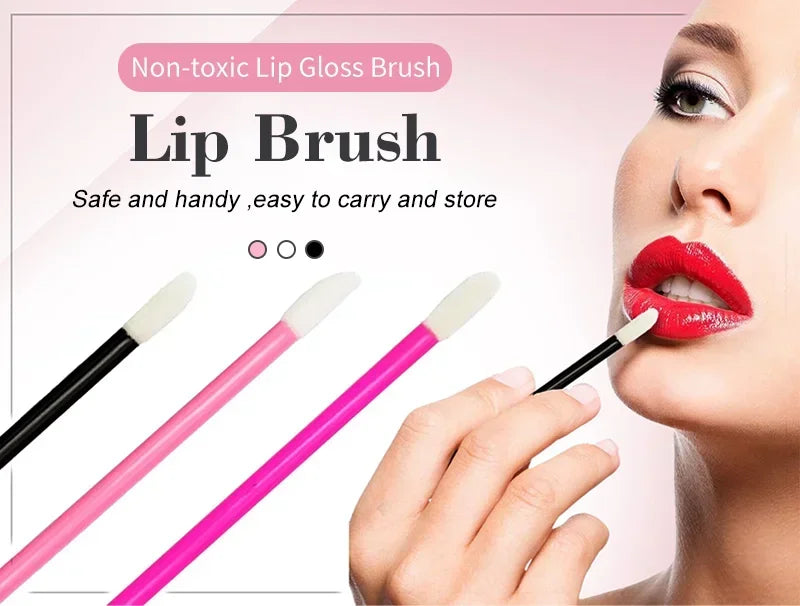 Disposable Eyelash Brush wholesale 50/100pcs Mascara Applicator Wand Eyes Lip Cosmetics Brushes Extension Cosmetic Make up Tools