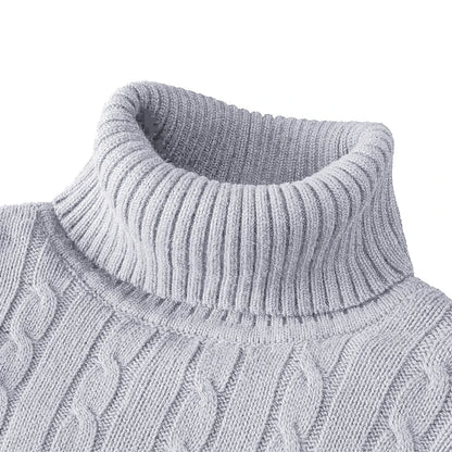 Men's Knit Turtleneck Pullover