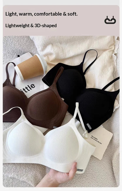 Women's Seamless Thin-Strap Underwire Bra