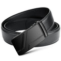 DINISITON Fashion business men's belts, authentic luxury brand belts, metal buckles, high-quality soft belts
