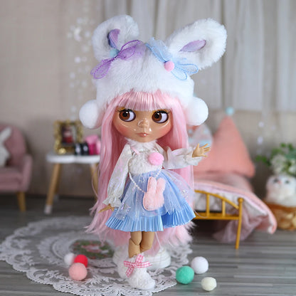 ICY DBS Blyth doll bjd joint body Tan Skin Cute Dress Clothing 1/6 30cm Girl Gift Anime SD