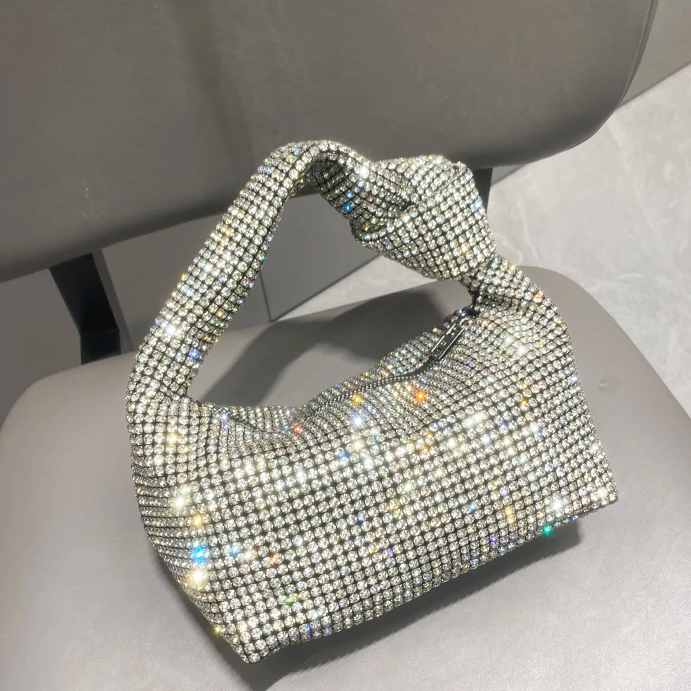 Women's Crystal Rhinestone Evening Clutch Bag – Banquet & Party, 7 Colors