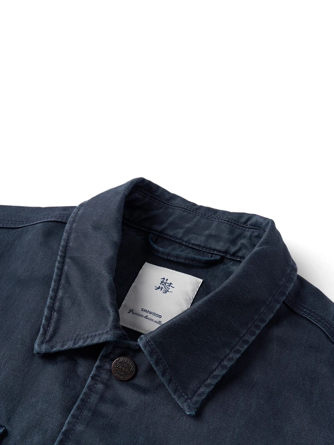 SIMWOOD High Standard Autumn New Waxed Southern Jackets Men Vintage Enzyme Washed Suede Plus Size Coats