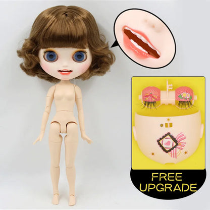 ICY DBS Blyth Doll 1/6 bjd ob24 toy joint body white skin custom doll customized face matte face 30cm toy girls gift