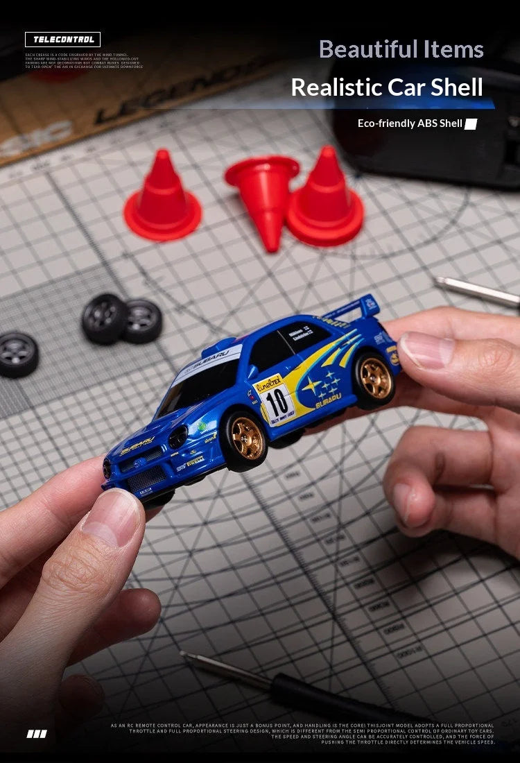 1:43 Mini RC Drift Car 2.4G High Speed Remote Control Racing Car Model Desktop Toy For Boys
