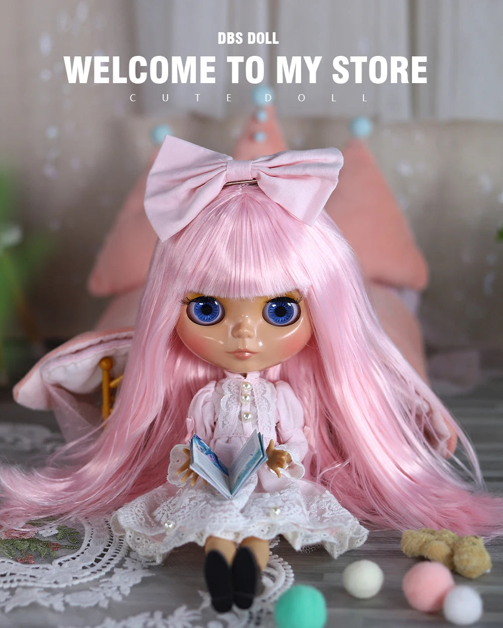 ICY DBS Blyth doll bjd joint body Tan Skin Cute Dress Clothing 1/6 30cm Girl Gift Anime SD