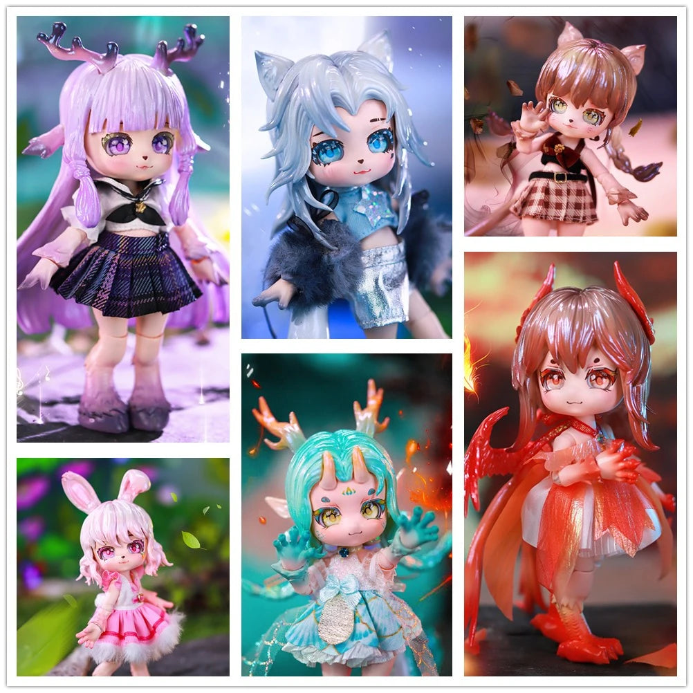 ICY DBS Dream Fairy Maytree OB11 doll 14cm Animal Body Beast series Collectible Cute Animal 13cm SD gift BJD