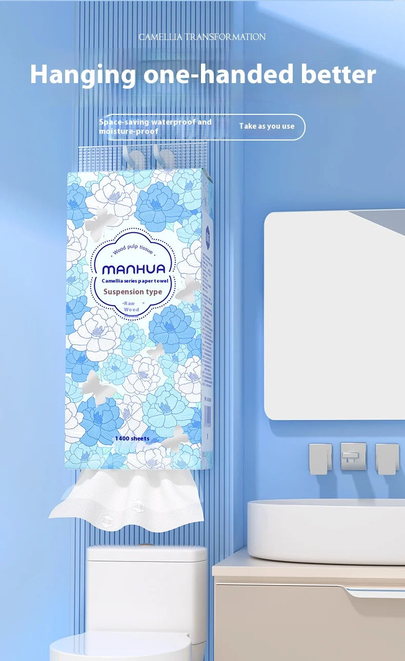 4-Layer Household Paper Tissue Pack
