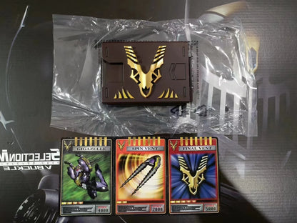 Original Bandai Kamen Rider Ryuki Csm Belt V Buckle Dragvisor Box Insert Card Ryuga Ouja Anime Collect ID Card Pack Boy'S Gift