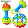 1/3pcs Multiple combinations of drum, bell, and ball toys for Youngsters， can promote their hearing development