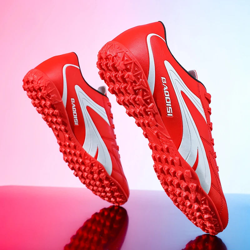Men Soccer Shoes Breathable Sneakers Ultralight Professional Unisex Grass Cleats Match Football Boots Futsal Training Sport