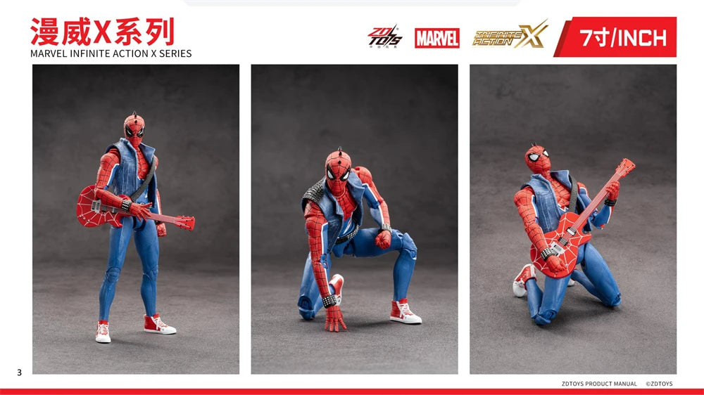 Marvel ZD Toys Iron Man Figure MK3 MK4 MK85 MK42 MK18 MK19 Spider-Man PS4 Iron Spider Action Figure Collections Gift